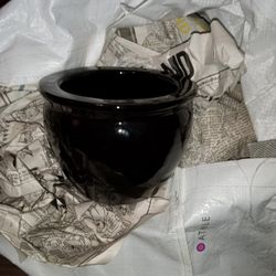 $45 For all 9 Black Glaze Ceramic Pots