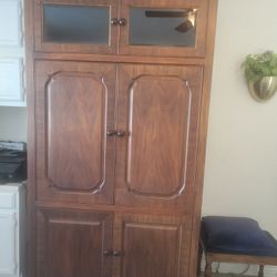 Pecan Wood TV Cabinet