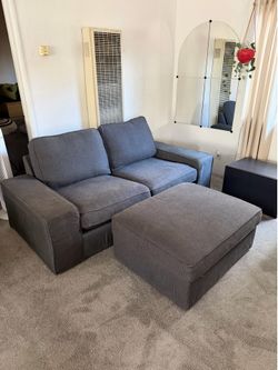IKEA Kivik Couch + Ottoman Set