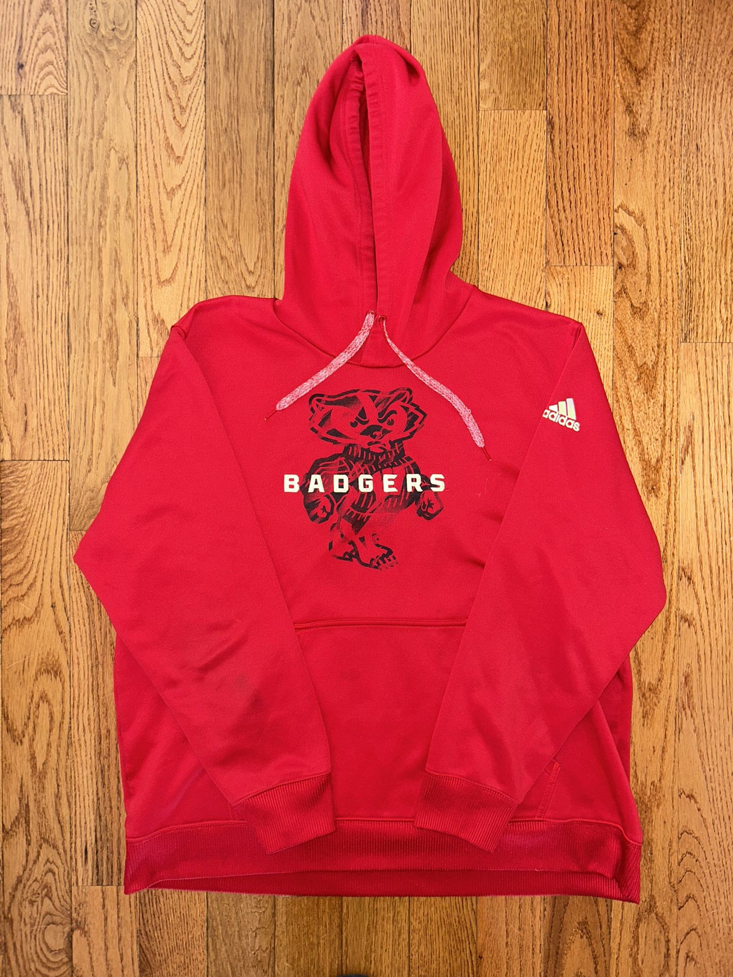 Wisconsin Badgers Adidas Sewn Hoodie Size 2XL