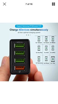 NEW In-House iPhone/Android charger, 4 USB output.