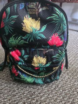 Victoria's Secret Tropical Floral Backpack