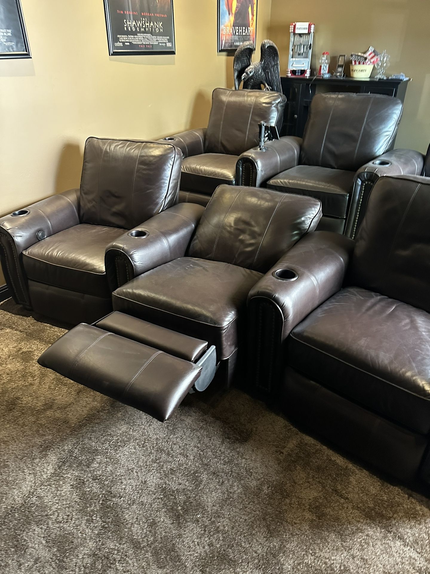 Theatre Room Reclining Chairs. for Sale in Cave Creek, AZ OfferUp