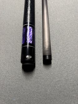 Viking cue with Bull RK carbon fiber shaft