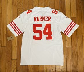 Warner White Red 49ners Men Jersey