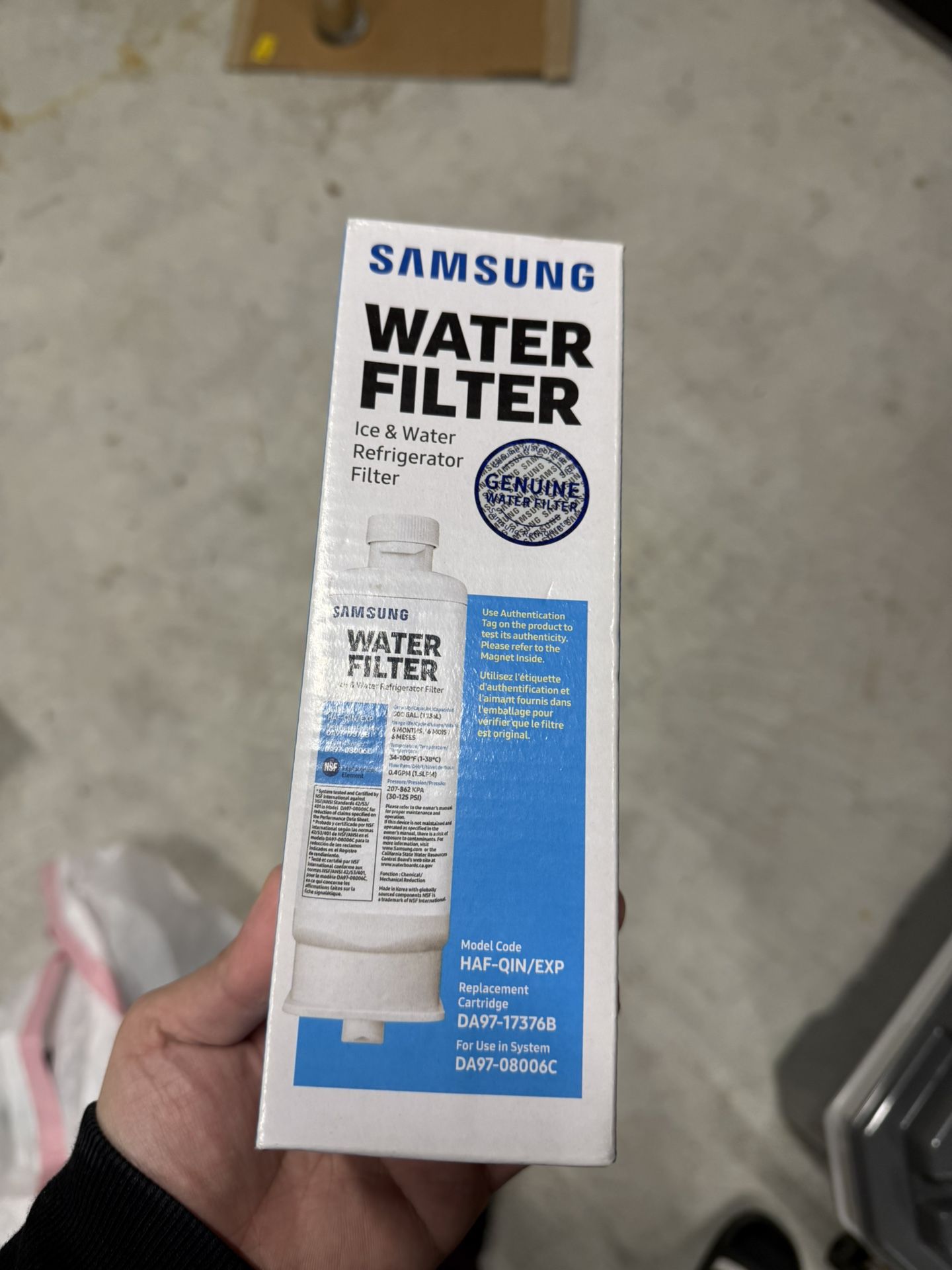 Samsung Fridge Water Filter