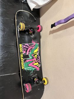 Skateboard and helmet