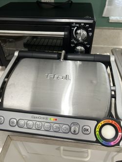 T-Fal OptiGrill Plus Stainless Steel Indoor Electric Grill