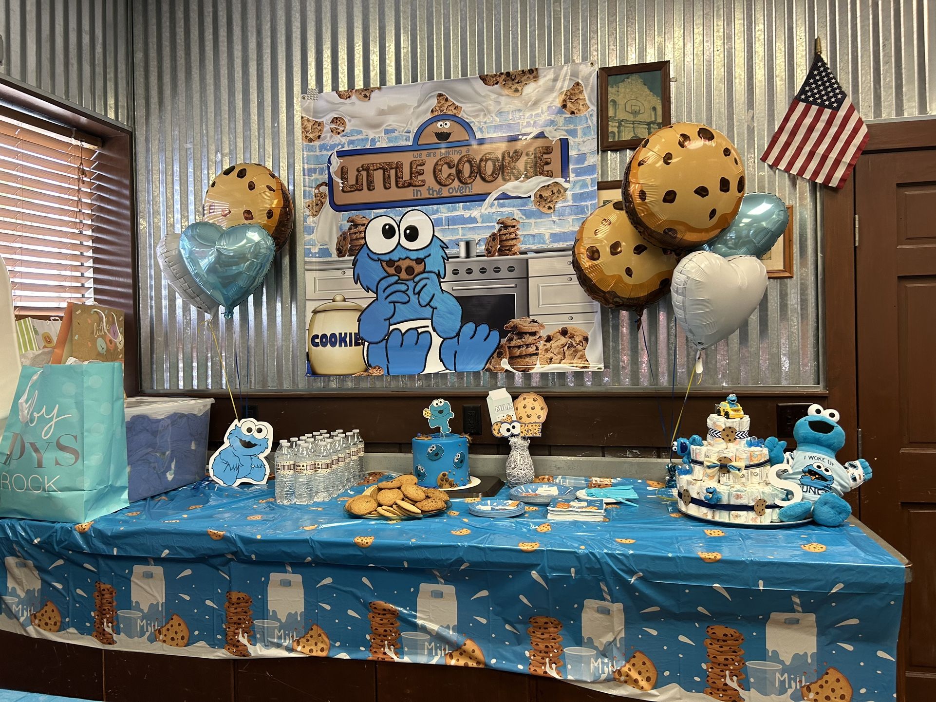 Cookie Monster Baby Shower Decorations