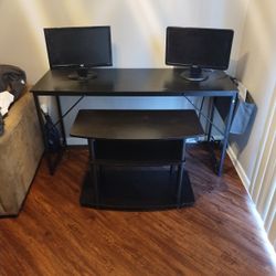 60" Computer Desk × 47" TV Stand