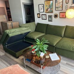 Need Gone ASAP New In Box Olive Green Sectional Couch 