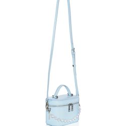 Mini Vanity Bag featuring A Faux-Pearl Bag Charm 