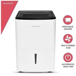 Frigidaire 50-Pint Portable Dehumidifier 115V is a powerful and energy-efficient