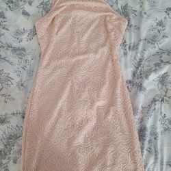 Guess Pink Body on Lace Dress