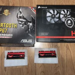 ASUS Motherboard MOBO Intel CPU G Skill RAM Corsair AIO
