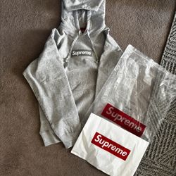 Gray Og Supreme Boxy Logo 