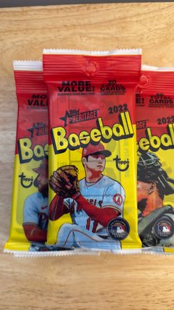 Topps Heritage Baseball 2022 Cello Packs