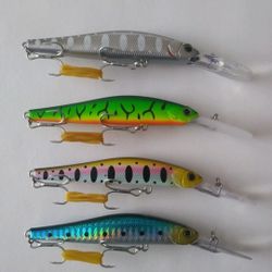 Magnetic Tungsten Top Quality Lures 4pack 