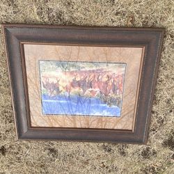 Cowboy Framed Art 