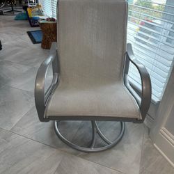 Rust Proof Outdoor Patio Chairs (4)