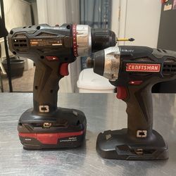 CRAFTSMAN DRILLS  has battery needs a charger 83rd Ave. north of Indian school Road