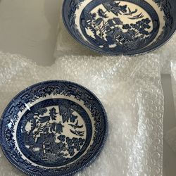 Blue Willow Plate-Bowl Collection