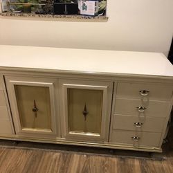 1960 Chest or Buffet by American of Martinsville in Cream Lacquer