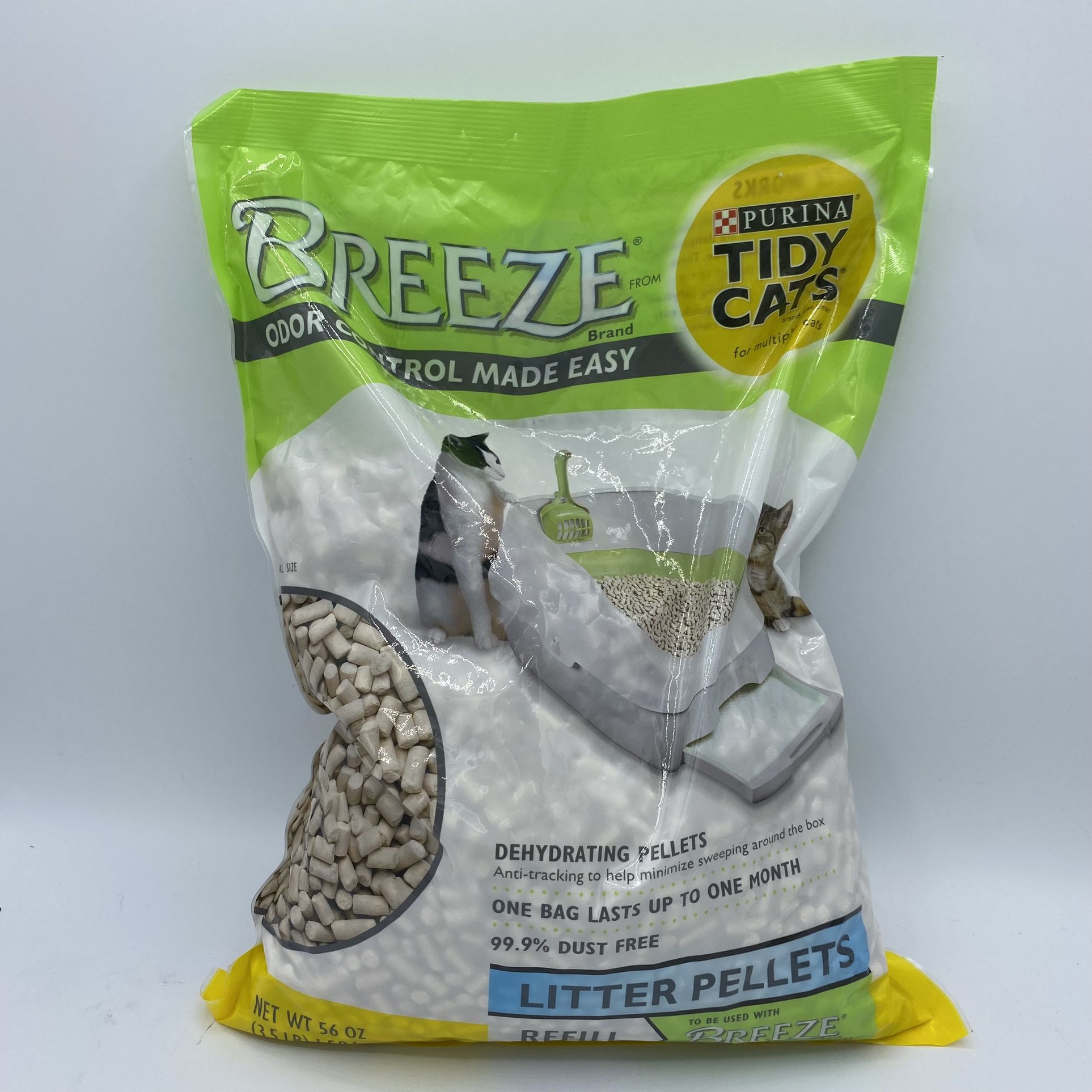Purina Tidy Cats Breeze Cat Litter Pellet Refill 3.5 lbs  New Sealed  (ONE bag)