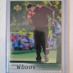 Tiger Woods 2001 Upper Deck Rookie Card