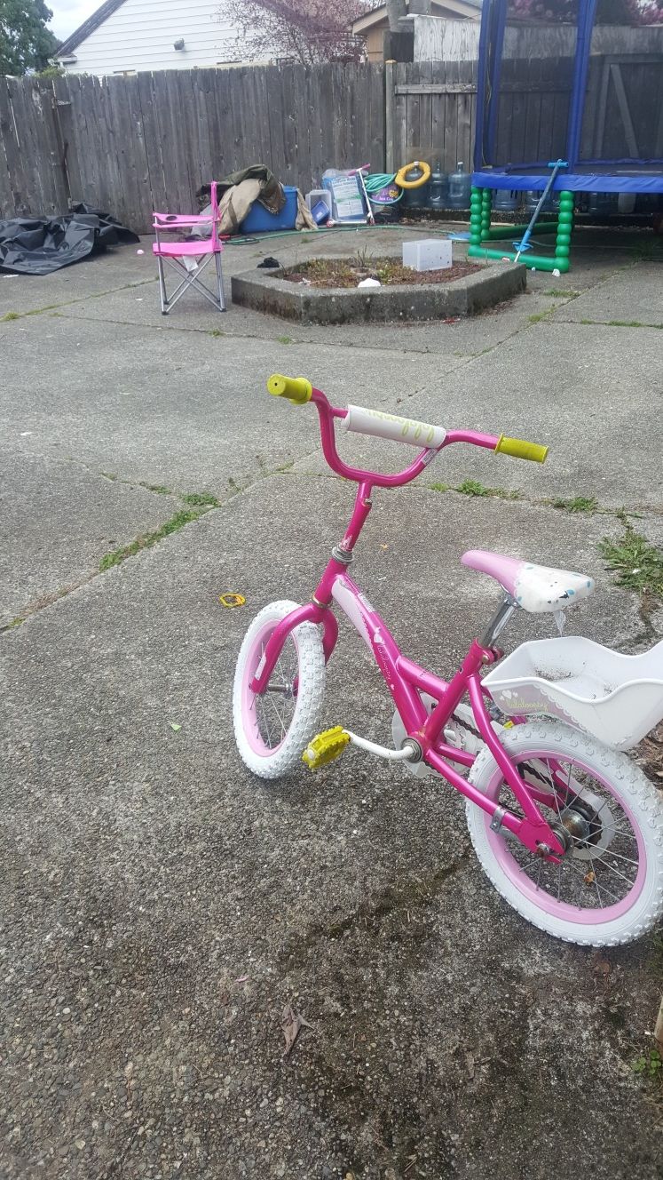 Two little girl bikes for sale