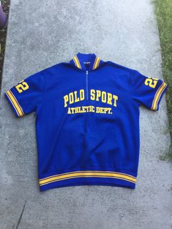 Vtg Polo Sport Warm Up Jersey