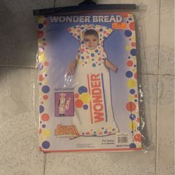 Wonder Bread Infant Costume 6-9 Months Babies 