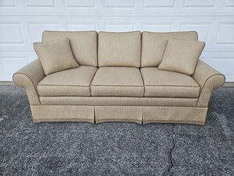 Ethan Allen Skirted Sofa Couch