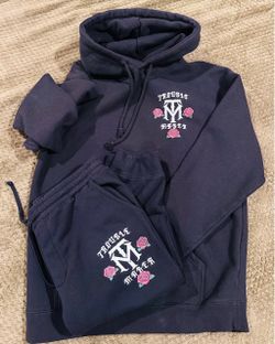 Trouble Maker Black Hoodie and Sweatpants Set
