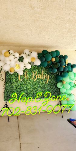 Baby Shower Greenery Jungle Theme Balloon Garland Party Decor