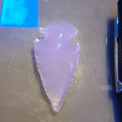 Pink Opalite Arrowhead 
