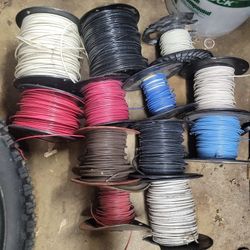 Spools Of Electric Wire 12 