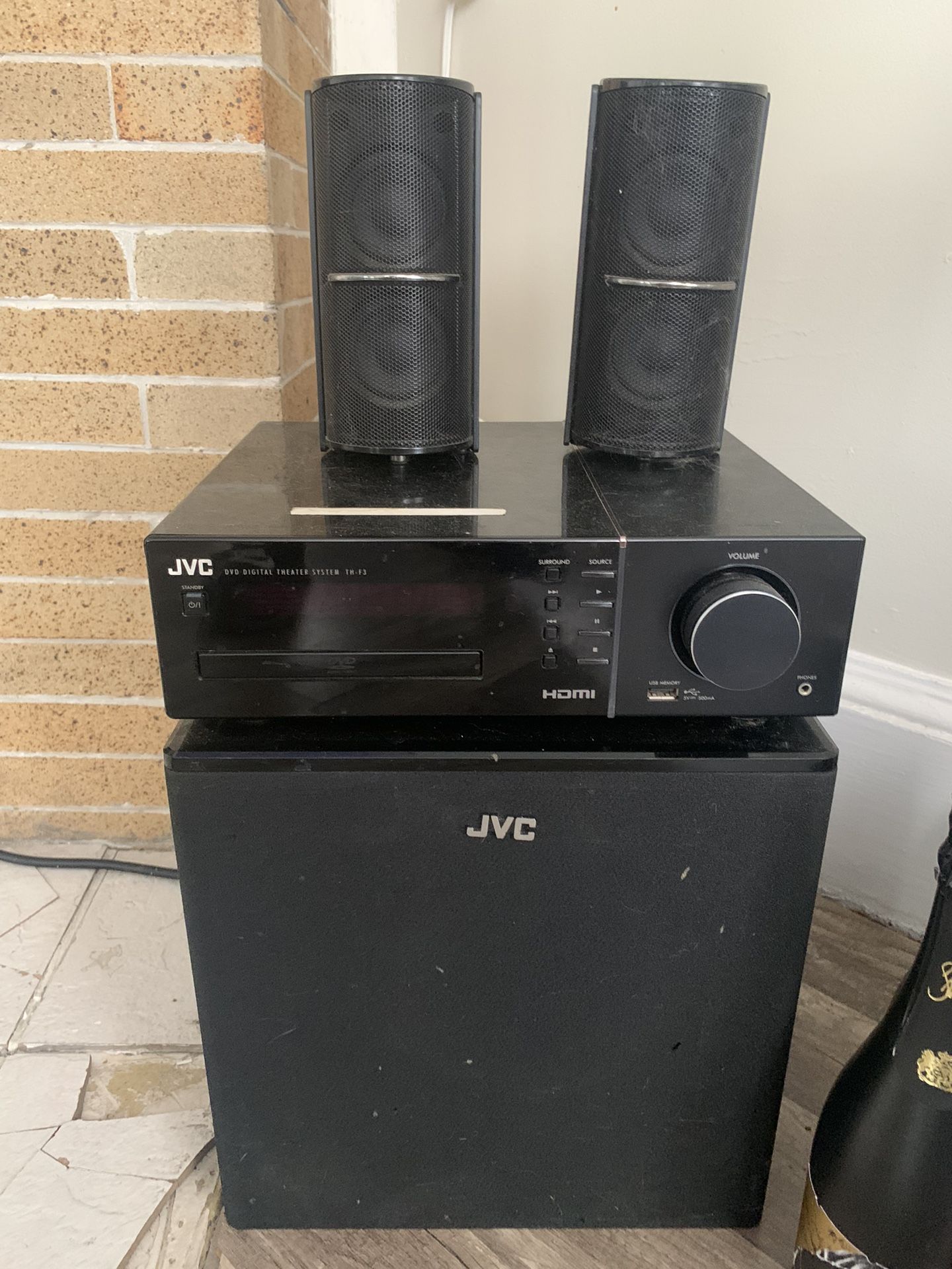 JVC Surround Sound System With 55inch Vizio Tv Included