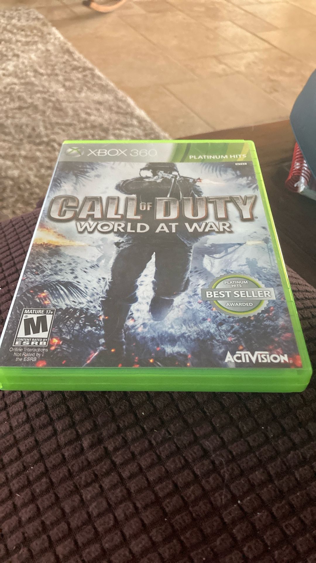 X Box 360 call Of Duty World At War