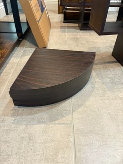 Corner shelves