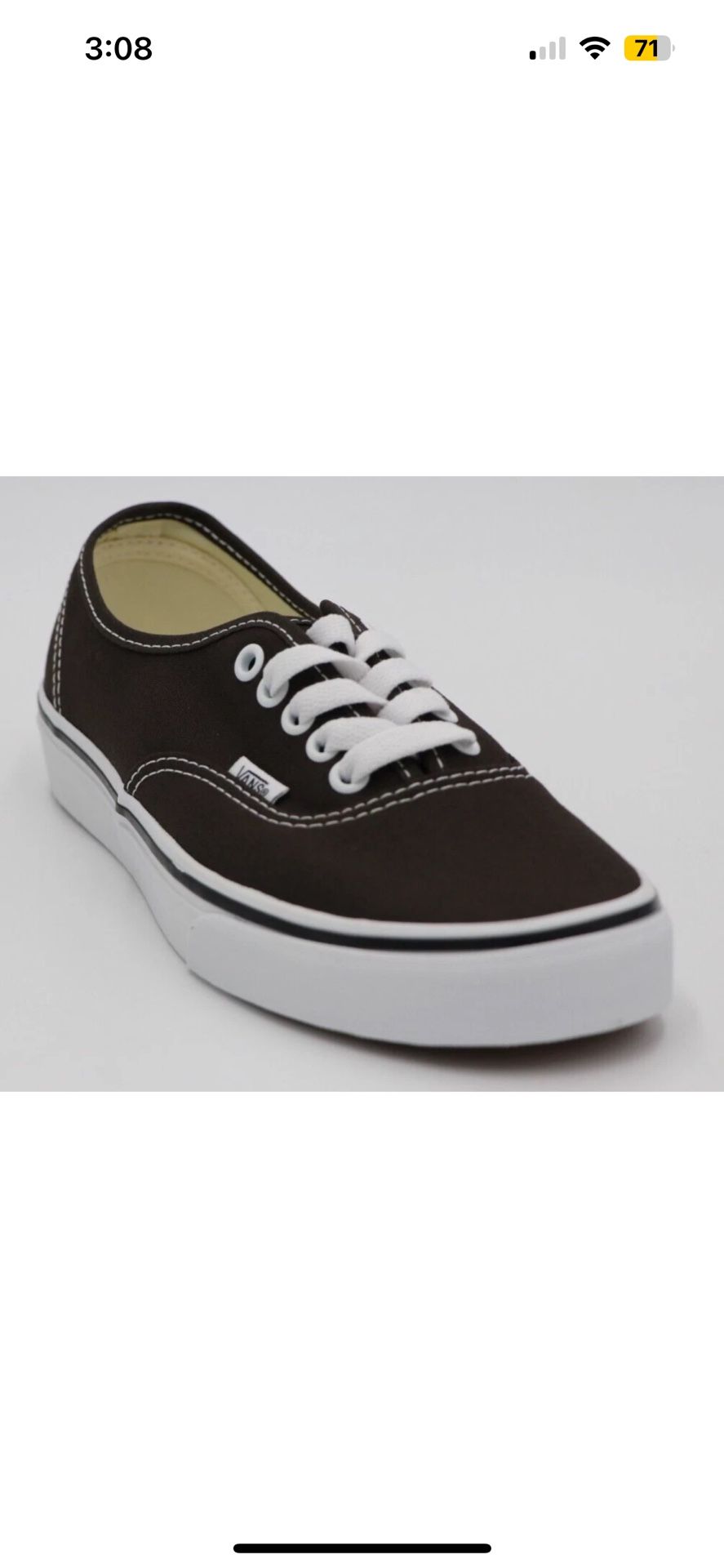 Vans New Authentic Classic Sneakers Canvas Shoes