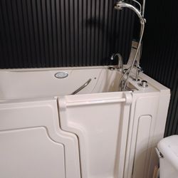Walk In Bathtub And shower combo