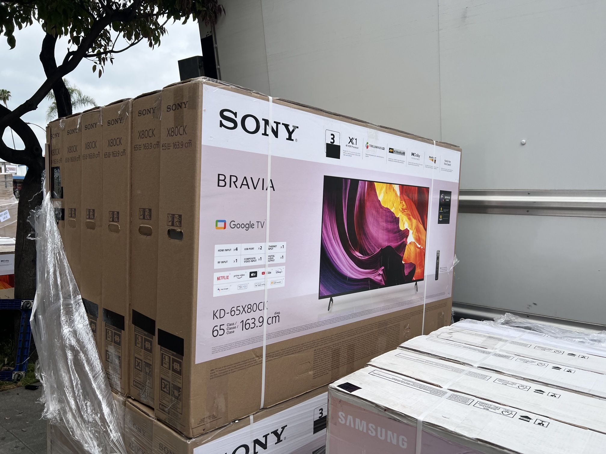 Sammy Bravia 65 Inch Android 4K Tv Smart Kd65x80k