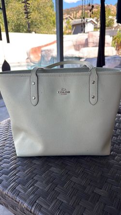 Coach Tote Bag Light Sage Green