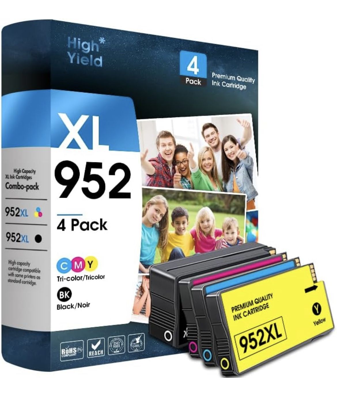 ESTON 952XL Ink Cartridges Combo Pack Replacement for Ink 952 XL Ink Cartridges Compatible for OfficeJet Pro 8 7 8 8 8