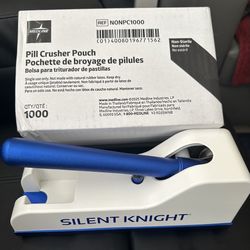 Pill Crusher And 1000  Pouches 