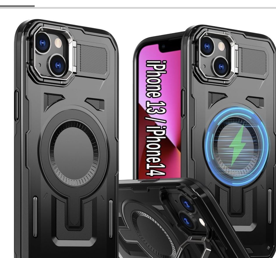 ZOEII Designed For IPhone 13 IPhone 14 Case Magnetic With Stand, Compatible With MagSafe, Military-Grade Drop Protection, Magnetic Case For IPhone 14