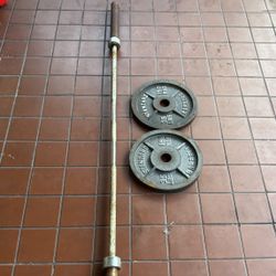 Weight Set with Bar
