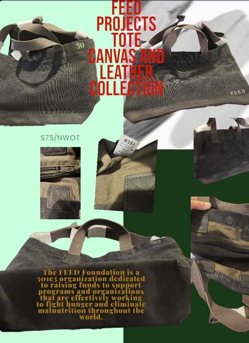 FEED TOTE Bag Foodπ₯π₯, π¨βπ¦βπ¦πΆπ¨βπ§βπ§πHELP FEED THE CHILDREN OF THE WORLD π