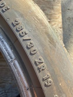 CORVETTE REARS 285/30/19 Continental (2 Tires) $100.00/ Both